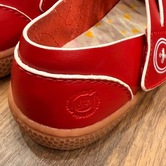 Livie & Luca “Cherry” Red Leather Mary Jane Shoes size 12 - Picture 5 of 6
